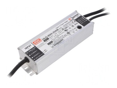 Alimentator LED 80W 20VDC 2,4-4A IP65 foto