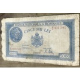 BNKRO001 Romania bancnota 5000 lei 1945
