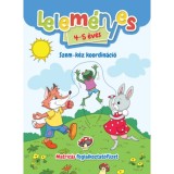 Lelem&eacute;nyes 4-5 &eacute;ves - Szem-k&eacute;z koordin&aacute;ci&oacute; - Matric&aacute;s foglalkoztat&oacute;f&uuml;zet