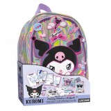 Kit de creatie Kuromi cu ghiozdan, tablite reutilizabile si markere