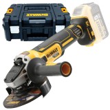 DeWalt DCG405NT - Polizor unghiular fara acumulatori si incarcator Li-Ion 18 V - Ah 125 mm valiza speciala