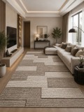 Cumpara ieftin Traversa Fashion 32002-120, 60x200 cm, 12mm fir, Polipropilena, Crem-Maro, Antialergica, Festonata