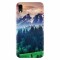 Husa silicon pentru Apple Iphone XR, Forest Hills Snowy Mountains And Sunset Clouds