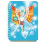 Cumpara ieftin Carnet Arhanghelul Mihail, 12x16 cm, 100 foi dictando, Hartie 80g/mp, Spirala Alba, Editura Soapta Stelelor