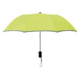 Umbrela de 21 inch, pliabila, poliester, Everestus, UP1, verde neon, saculet de calatorie inclus