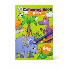 Carte de colorat Dino, 64 pagini, Grafix