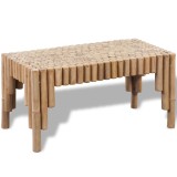 Cumpara ieftin Masuta cafea bambus 70x35x35cm, design living, bambus natural, rezistenta la intemperii, lemn