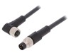 Cablu de Conectare LAPP M8 3 Pini, 2m, IP67/IP65, PUR, Negru