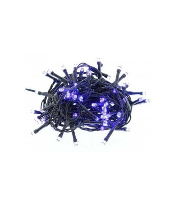 Ghirlanda luminoasa 100 LED-uri albastre cu jocuri de lumini WELL foto