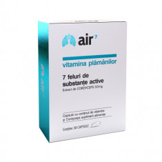Air7, vitamina plamanilor, 30cps, Green Splid