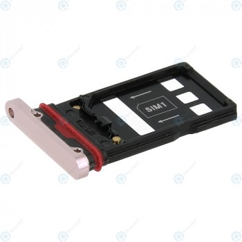 Huawei Mate 20 Pro (LYA-L09, LYA-L29, LYA-L0C) Tavă Sim + Tavă Nano pentru card aur roz foto