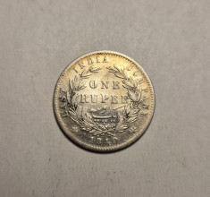 1 One Rupee 1840 Regina Victoria