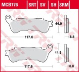 Set placute frana fata TRW MCB776SRM - Honda Forza - Jazz - SH 250-300 - Hornet 600 - VFR 800 - Varadero 1000 - Suzuki Burgman - Sixteen 125-250cc