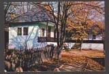 CPIB 24287 CARTE POSTALA - BUCURESTI. MUZEUL SATULUI, CASA TARANEASCA DIN REGIUNEA ARGES, CIRCULATA, 1969, STAMPILE, TIMBRU