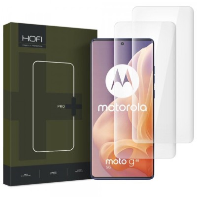 Folie de protectie Ecran HOFI PRO+ pentru Motorola Moto G85, Sticla Securizata, UV Glue, Set 2 bucati foto