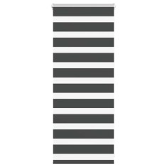 Jaluzea tip zebra neagra latime tesatura 60,9 cm poliester