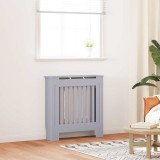 VidaXL Capac pentru radiator 2 pcs Gri 78 x 19 x 81.5 cm Lemn compozit