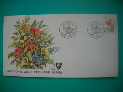HOPCT PLIC S NR 808 FLORA / FLORI VENDA RSA 1985 AFRICA -NECIRCULAT foto
