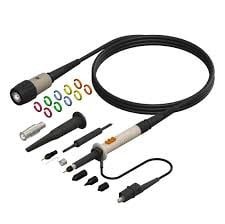 Sondă: pentru osciloscop, pasivă, pentru Măsurători Profesionale,6MHz,250MHz, 1:1, 10:1, 1,2m, Negru