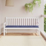 Perna banca gradina bleumarin 180x50x3cm, textil Oxford, umplutura spuma, exterior, anti-alunecare