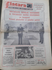 Ziarul Flacara 4 iulie 1986 foto