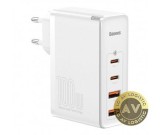 Incarcator Retea Baseus GaN2 Pro 100W 3A 2 x USB-A - 2 x USB-C Alb CCGAN2P-L02