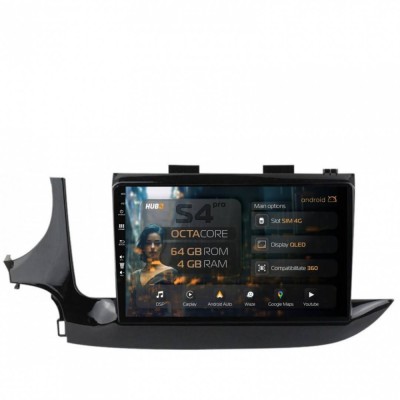 Navigatie Opel Mokka (2016-Prezent) 4GB RAM Android 13 Octacore Slot Sim 4G DSP GPS Wi-FI Carplay Android Auto USB Bluetooth Waze Touchscreen 9 inch foto