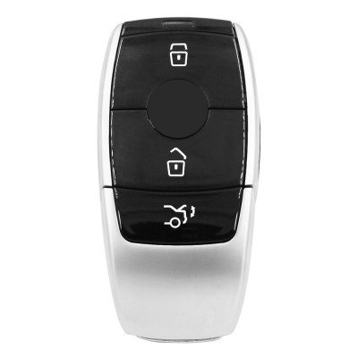 Carcasa Cheie Smartkey Mercedes 4 Butoane Neagra CME 070 foto