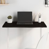 vidaXL Blat de masă maro &icirc;nchis 80x40x2cm, lemn masiv de stejar tratat