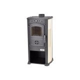 Soba pe lemne HECHT ARDENIS, 7-8 kW, diametru evacuare 120 mm, pentru lemne si bricheti