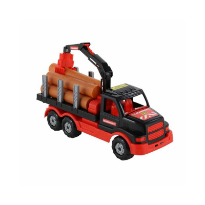 Camion cu lemne - Mammoet, 47x16x26 cm, Polesie foto