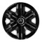 Set 4 capace roti Hubcaps fast black R15 pentru gama auto Citroen