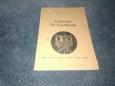 PAUL COSTESCU - PORTRET IN CARBUNE foto