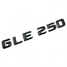 Emblema GLE 250 Negru, pentru spate portbagaj Mercedes