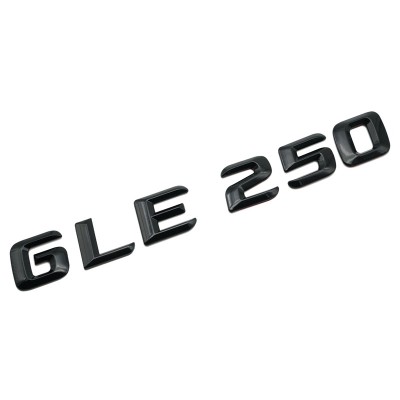 Emblema GLE 250 Negru, pentru spate portbagaj Mercedes foto