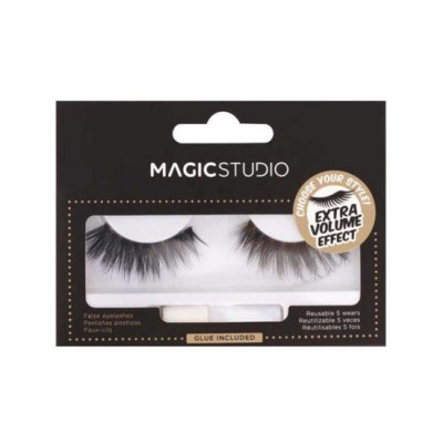 Set 2 gene vegane pentru extra volum Faux Mink Magic Studio 10012, Extra Volume Effect, negre foto