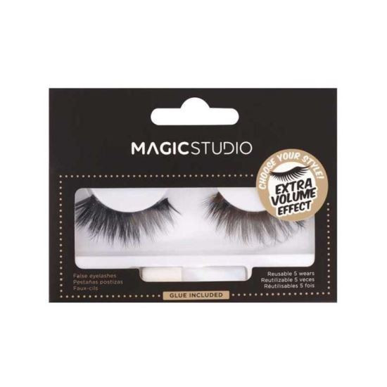 Set 2 gene vegane pentru extra volum Faux Mink Magic Studio 10012, Extra Volume Effect, negre