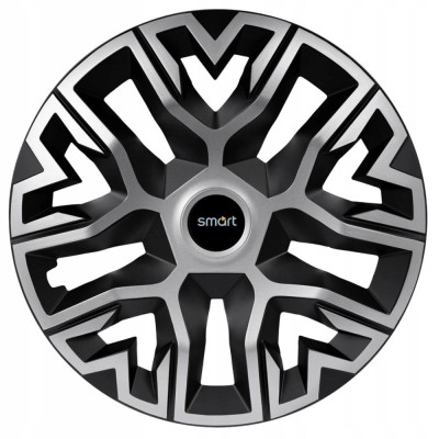 Set 4 Capace Roti 16 &amp;quot; Best Gri-Negru, Compatibile Cu Smart foto