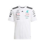 Mercedes AMG Petronas tricou de copii white official Teamline Replica F1 Team 2025 - 140 cm (dětsk&eacute;)
