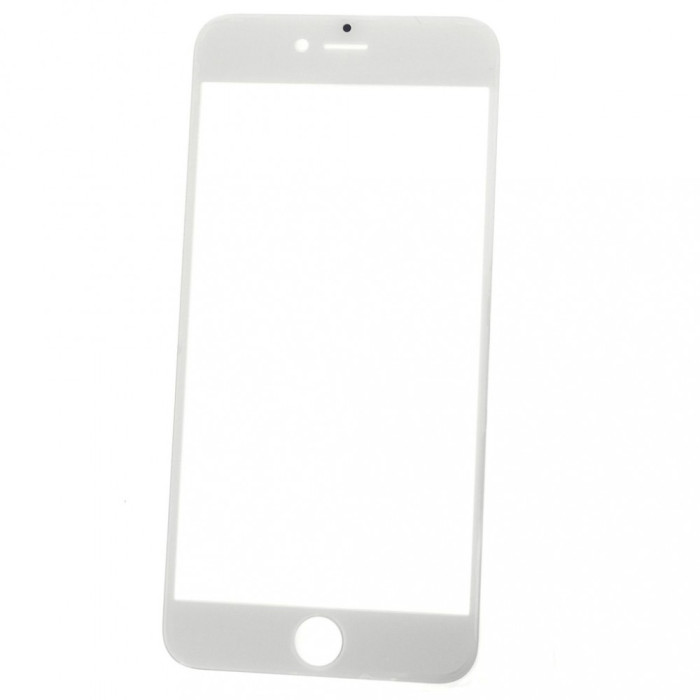 Geam Sticla iPhone 6 Plus, Alb