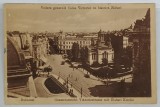 BUCURESTI , CALEA VICTORIEI SI BISERICA ZLATARI , CARTE POSTALA ILUSTRATA , 1919