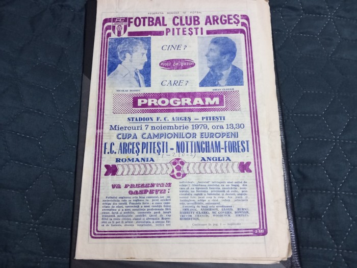 program F C Arges - Nottingham Forest