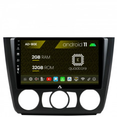 Navigatie BMW Seria 1 E87 (2007-2011), Clima Manuala, Android 11, E-Quadcore 2GB RAM + 32GB ROM, 9 Inch - AD-BGE9002+AD-BGRKIT398