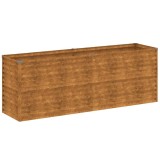 Cumpara ieftin Pat de gradina inaltat 196x50x69 cm, otel corten