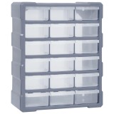 Cumpara ieftin Organizator cu 18 sertare medii, 38x16x47 cm