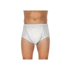 Chilot incontinenta nivel 5/5, Suprima, Unisex, PVC, Alb, Mar 40