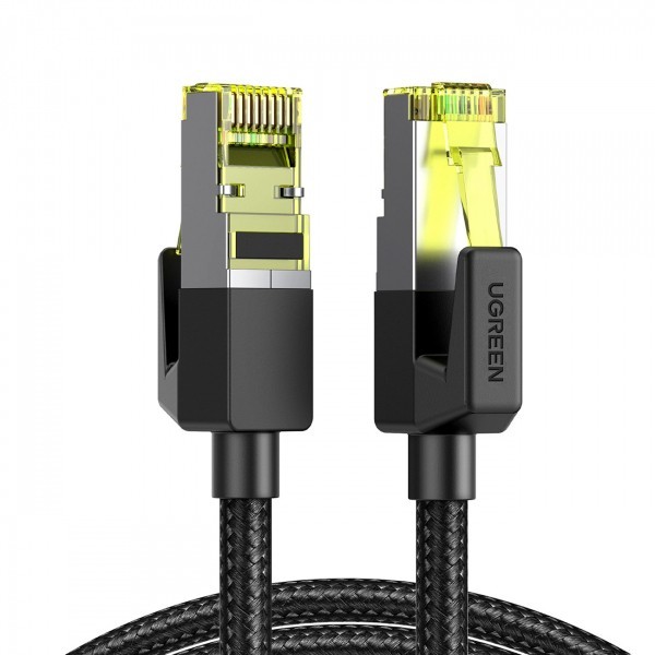 Cablu Retea UGREEN NW150, UTP, Cat7, 2m, Negru