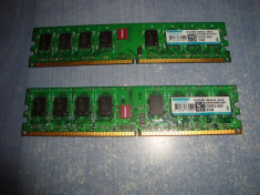 Memorie ram ddr2 4GB kingmax 2x 2GB PC2 6400 800 Mhz made in Taiwan foto