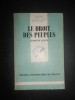Edmond Jouve - Le droit des peuples (1992)
