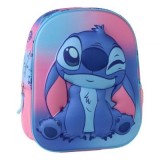 Ghiozdan gradinita 3D Cerda Stitch, 25 cm, 1 compartiment, 629866